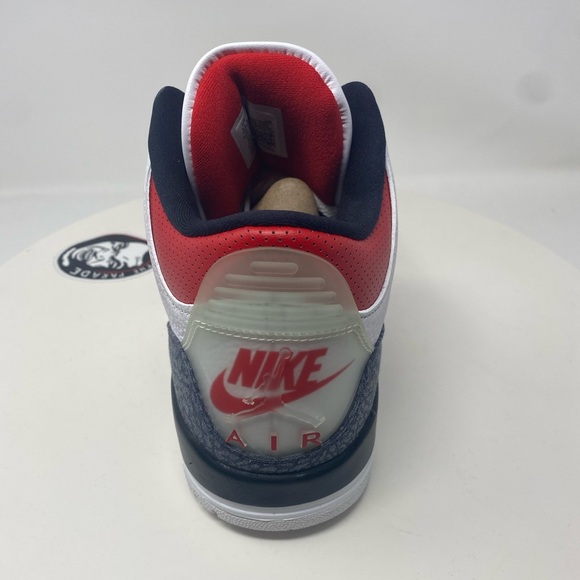 11.5 fire denim jordan 3 brand new ds - Picture 2 of 4